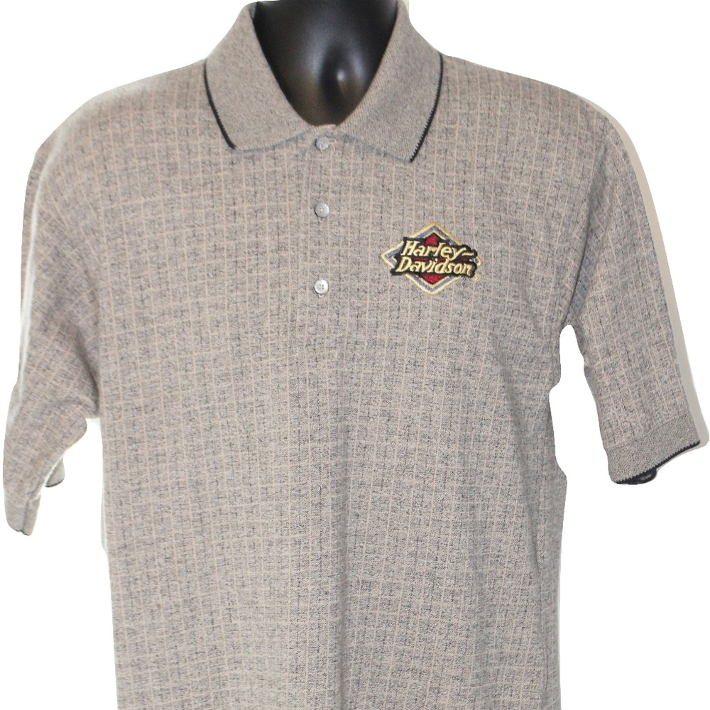 Harley Davidson Polo Shirt Sz Med Men's S/S